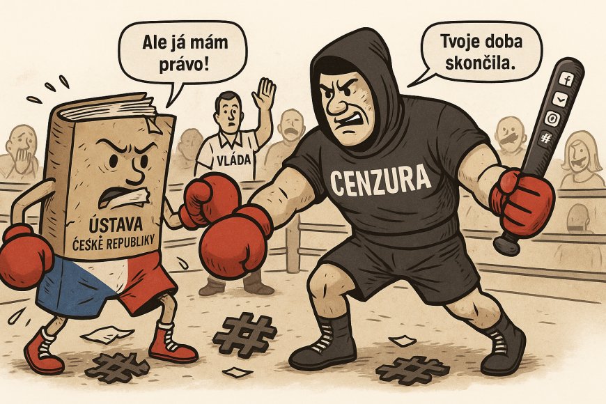 Ústava pod palbou: Cenzura na sociálních sítích a blokování internetových stránek v České republice